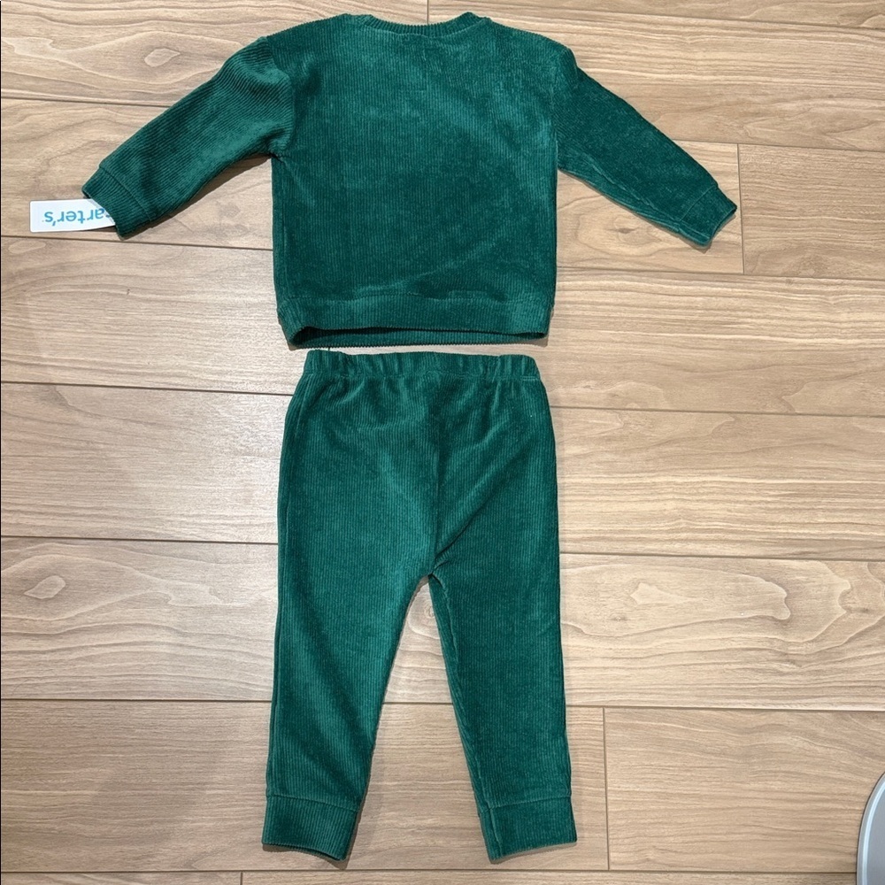 Santa Is My Bestie Festive Kids Matching Set - Picture 4 of 4